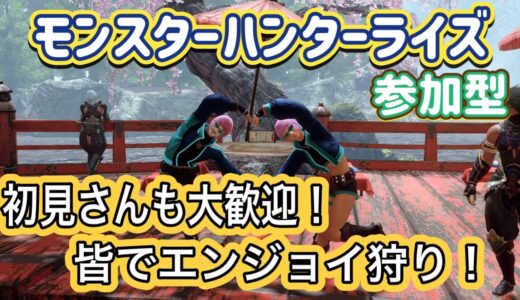 [ps4]　モンスターハンター　ライズ　ps版　 　初見さんも大歓迎！皆で狩りしよう参加型！！