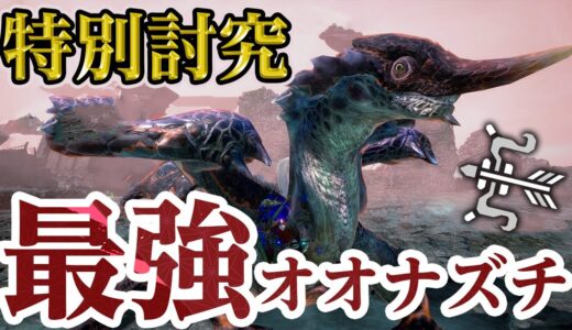 【ヤバすぎ】特別討究の傀異克服オオナズチが超強化されてた！でも弓が最強すぎたんよ…【モンハンライズ サンブレイク】