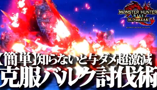 【新神おま】最高効率集めに必須、知らないと与ダメ超激減。双剣Lv300克服バルファルクの立ち回り&注意点。独特な生態は要注意【モンハンライズサンブレイク】