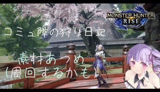 [MH：RISEモンハンライズ/PS4］参加型　初見歓迎　知識０の下手くそコミュ障が狩りにでる