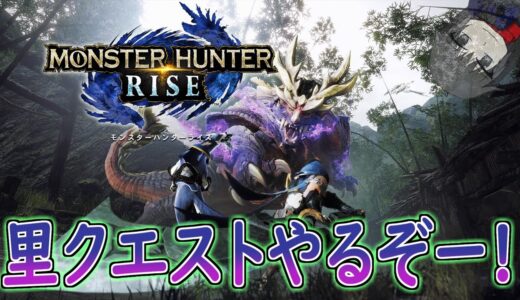 [モンハンライズ]  楽しくソロで里クエストの攻略していくー[モンスターハンターライズ PS版]