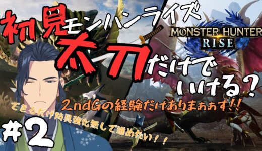 ♯２【モンスターハンターライズ】※ネタバレ注意　２ｎｄＧの経験だけあります！！【那尾名ノ留（なおなのる）　#モンハン　#名ノ留なのだ送