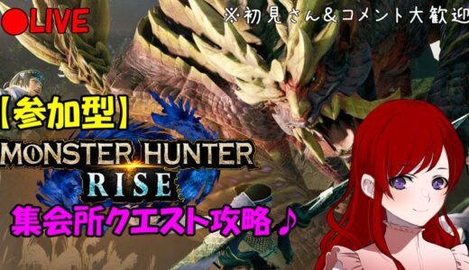 【モンハンライズ】【参加型】サンブレイクに向けて！装備作りたい♪【初見さん&コメント大歓迎】