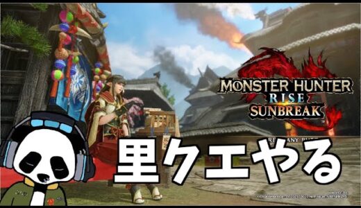 【PC/ライズ】まだまだ里クエ終わんなそう【MONSTER HUNTER RISE】