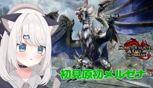 【モンハンライズ　サンブレイク】初見で原初メルゼナを狩る！【新人Vtuber】