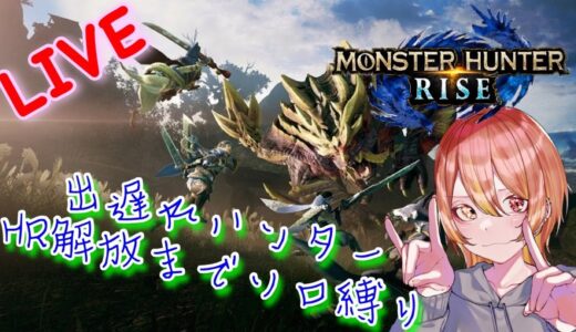 【switch】モンスターハンター：ライズ　vol.13【HR解放までソロ】
