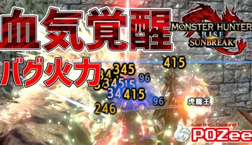 【双剣】最後のアプデでまた壊れた。バグ火力を叩き出す「血氣覚醒」双剣が強ええ【モンハンライズサンブレイク】