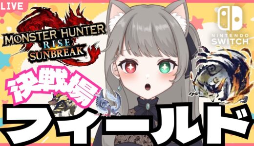 【サンブレイク】モンハン【参加型】決戦場フィールド限定☆２頭クエであそぼ！武器種自由１クエ交代参加型✨LIVE配信【Switch版モンハンライズ】