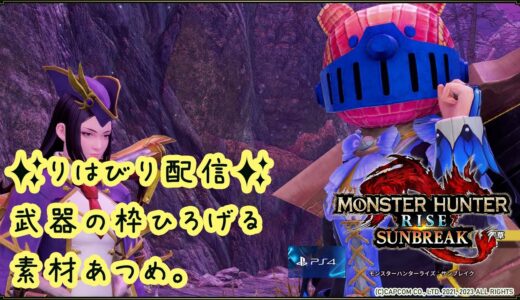 【MHR:SB｜PS4版】おひさしぶりー リハビリ配信【モンスターハンターライズ：サンブレイク】