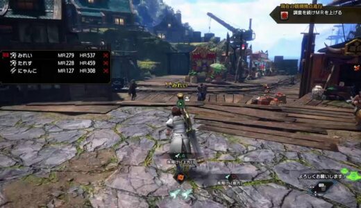 PS４］武器作ったり琥珀集め！［モンハンライズ