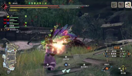 モンハンライズ～レベル上げ！
