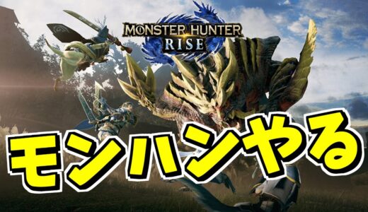 秋の夜長にモンスターハンターライズをやってみる！