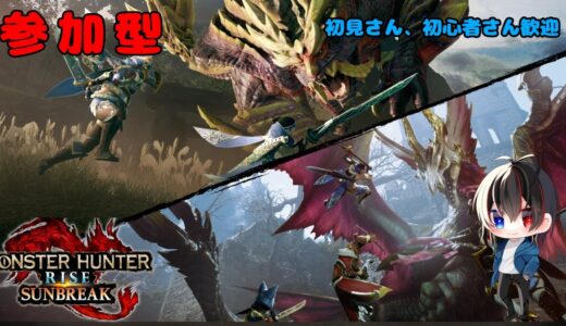 【参加型】モンハンライズサンブレイク配信　Switch版