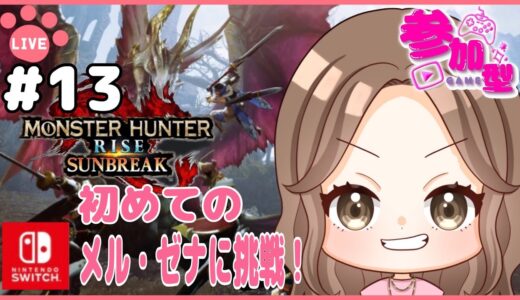 #13【モンスターハンターライズサンブレイク/switch版】楽しくゆったり進める狩り生活！【参加型】