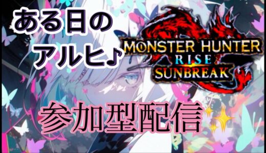 ある日のアルヒ♪モンハンライズサンブレイク