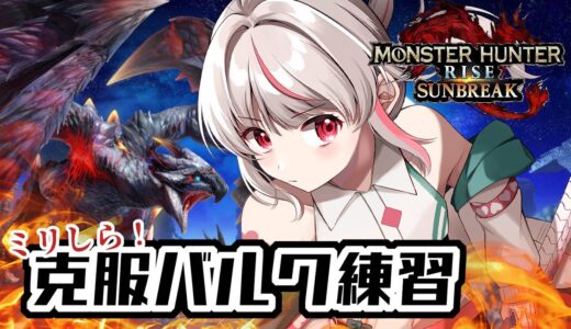 【Switch版モンハンライズサンブレイク】克服バルク練習がんばる！【視聴者参加型】