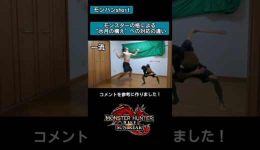 【モンハン】格によるカウンターへの対処法の違いmonsterhunter　#モンハン