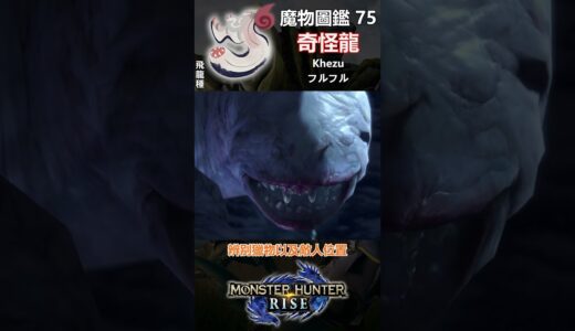 魔物圖鑑 75 奇怪龍 #mhrise #魔物獵人 #魔物獵人崛起 #魔物獵人破曉