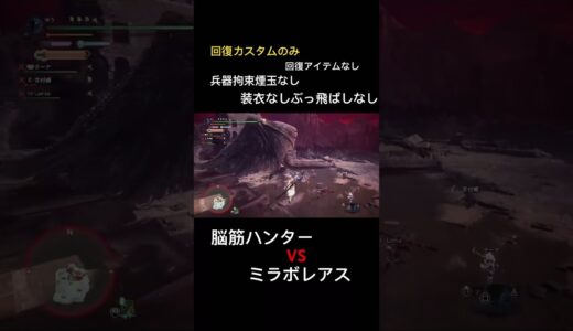 【MHW】 高難易度　脳筋ハンターVSミラボレアス　#モンハン　#アイスボーン　#モンハンワイルズ　#モンハンワールド　#mhrise #shorts