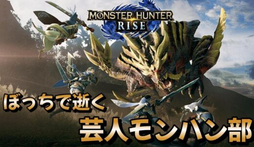 【MONSTER HUNTER RISE】ぼっちで逝くモンハンライズ 里クエ編【配信】