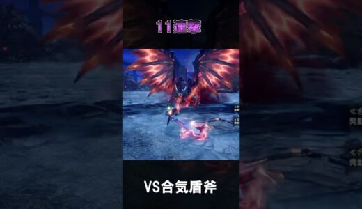 11連撃vs合気盾斧 #モンハン #チャージアックス