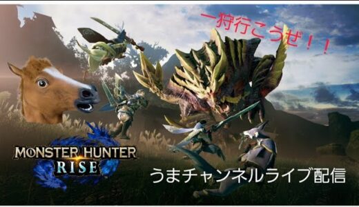 PS版　モンスターハンター　ライズ　サンブレイク　参加型　初見大歓迎！　雑談配信　気軽にコメントください！　双剣練習