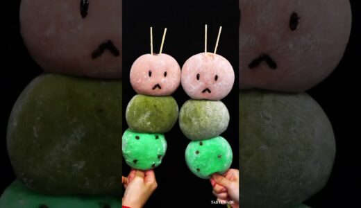 【一狩りいこうぜ！】モンハンのうさ団子、再現してみた🍡【ゲーム飯】#shorts