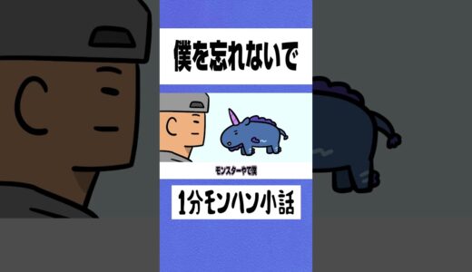 【モンハン】僕を忘れないで【ライズサンブレイク】