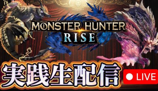 【ホール配信】モンハンライズをきっかけにまたぎになります【感謝】