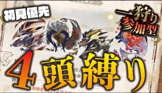 【初見優先参加型】クイバ装備から逃げるな【モンスターハンターライズ/サンブレイク】
