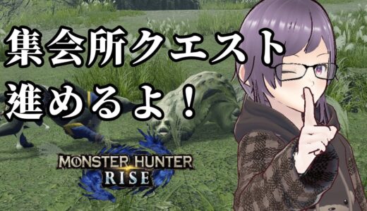 【モンハンライズ】16日目 一日一クエスト以上頑張る配信、ソロで何日続くかな？　#黒瀬ユキ