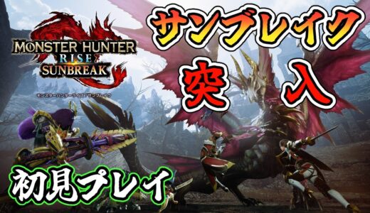 #31【モンハンライズ サンブレイク】 今さら初見！まだ見ぬ強敵を求めて