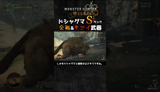 闘技場ドシャグマSランク キツイ武器TOP6【MHWs/モンスターハンターワイルズ】