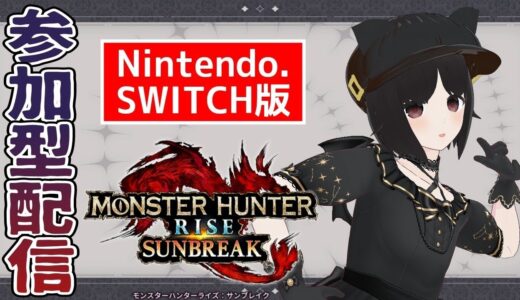 参加型 Switch版モンスターハンターライズ  サンブレイク　のんびり遊ぶ