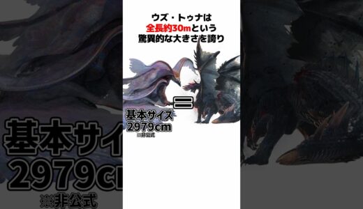 【モンハン】ウズ・トゥナの生態とトリビアを解説#monsterhunter #モンハン解説 #モンハンワイルズ