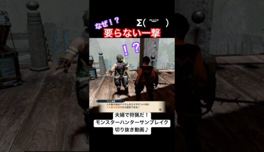 絶対要らない一撃#ゲーム実況 #モンハン #モンハンライズサンブレイク