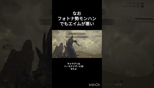 モンハンでもエイムが悪いフォトナ勢 #モンスターハンターライズ