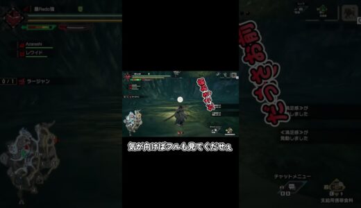 【MHライズサンブレイク】ブーメランが刺さりまくってる男 　#ゲーム  #ゲーム実況  #実況  #モンスターハンターライズサンブレイク  #モンスターハンター  #shorts   #short