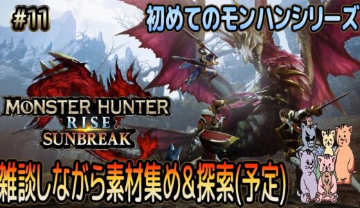 【モンハンライズ サンブレイク】Part11 モンスターハンターシリーズ初挑戦～雑談しながら素材集め＆探索～ #ぶうにゃんライブ #ぶうにゃんはうす【ネタバレあり】