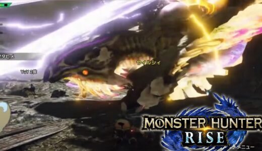 和風モンハンライクなゲームが出るらしい【モンスターハンターライズ】
