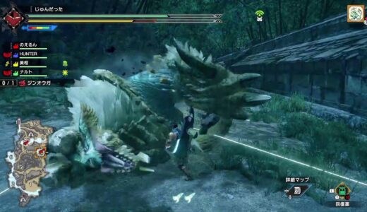 初めてのモンハンライズ（HR6です）