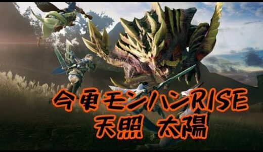 今更ながらモンハンRIZEその3 #モンスターハンターライズ