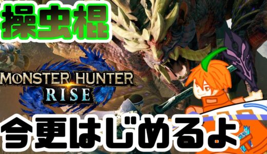 【モンハン/ライズ配信】操虫棍中毒者が今更始めるモンハンライズ！！アドバイスよろしくお願いします！！【Steam版】