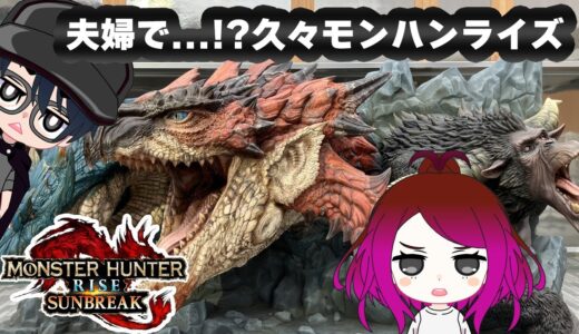 【ゆるクエ中心】操作方法とか色々忘れるくらいの久々の夫婦で【配信!?】モンハンライズmonster hunter【Switch版】