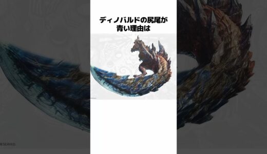 【モンハン】ディノバルドの生態とトリビアを解説#monsterhunter #モンハン解説 #モンハン雑学