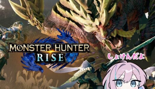 【モンハンライズ】　今日から狩りに出かけます