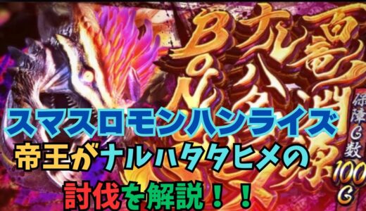 【スマスロ モンハンライズ】帝王がナルハタタヒメの討伐を解説！