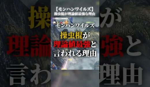 【モンハンワイルズ】操虫棍が理論値最強と言われる理由 #モンハン