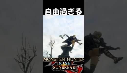 自由過ぎるもんはんサンブレイク　　　　　　　　　【モンハンサンブレイク】【MHR:SB】魅せプ　#shorts
