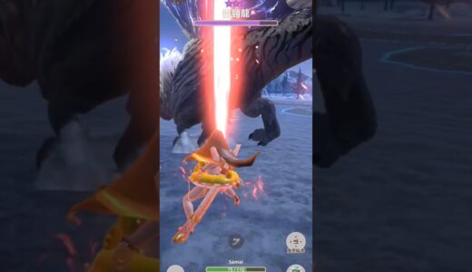 #モンハンNow #萌夯 #MHN #雷炎交織之顎 #雷顎龍 #太刀 #玉環絕刀之揮斬